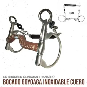 Leather Horse Bit Zaldi Goyoaga Reining image-0