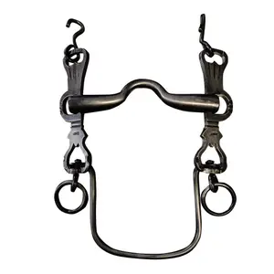 Mors espagnol pour cheval articulé en acier inoxydable Zaldi 5/5 nº2H