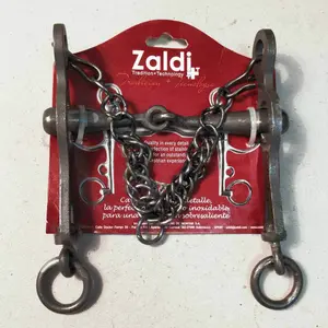 Stainless Steel Portuguese Bit for Horse Zaldi 131 image-1