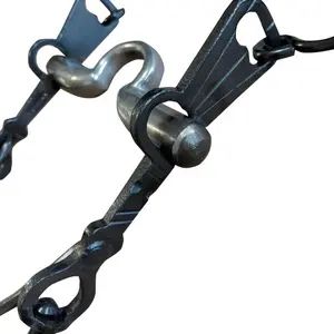 Mors espagnol pour cheval embouchure en acier inoxydable Zaldi image-1