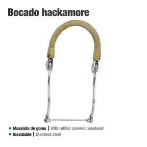 Stainless steel hackamore for horse Zaldi 25108 image-0