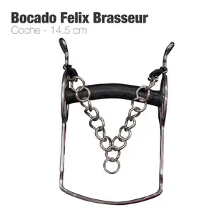 Harness Horse Bit Zaldi Felix Brasseur FB-212112-56W/B image-0