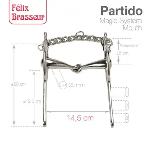 Horse bits Zaldi Felix Brasseur image-0