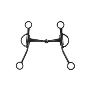 Western snaffle bit for horse Zaldi MO00162D image-0