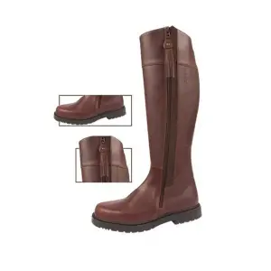 Rubber Sole Riding Boots Zaldi