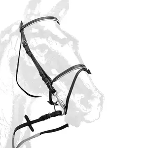 Equestrian Bridle with Rubber Reins Zaldi 1532 image-0