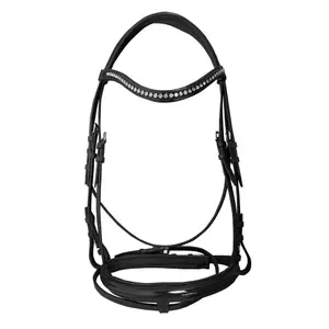 Bridles for horses Zaldi Crystal R/Goma image-0