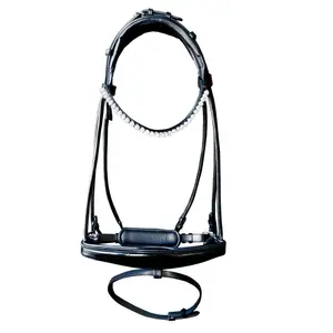 Double Horse Riding Bridles Zaldi AZB857 image-0