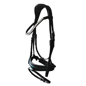 Simple Riding Bridle with Reins for Horse Zaldi SLT-FEB2024-265 image-0