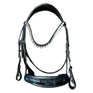 Double Reins Riding Bridle for Horse Zaldi SLT-FEB2024-265 image-0