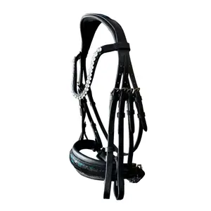 Double Reins Riding Bridle for Horse Zaldi SLT-FEB2024-265 image-2