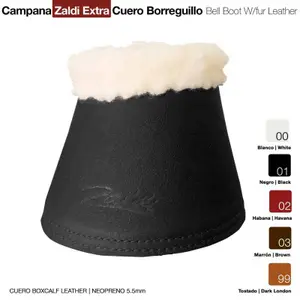 Leather horse bells Zaldi Extra image-0