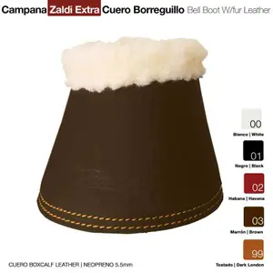 Leather horse bells Zaldi Extra image-0