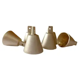Brass Bell Boots for Horses Zaldi (x6) F3 image-1