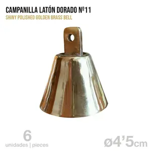 Brass Bell Boots for Horses Zaldi Nº11(x6) image-0