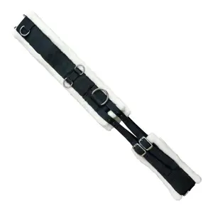 Nylon Horse Girth Lined with Sheepskin Zaldi image-0