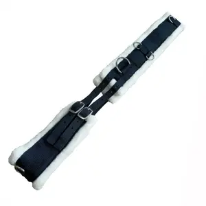 Nylon Horse Girth Lined with Sheepskin Zaldi image-2