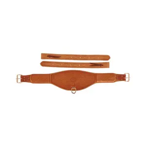 Leather horse girth Zaldi image-0