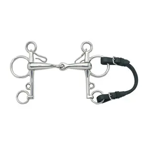 Leather Pelham Strap for Horse Zaldi image-1