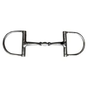 Mors 2 Rings for Horse with D Bit Zaldi BBI-5112 image-0