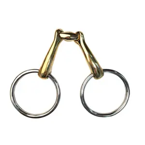 Mors à 2 anneaux pour cheval pendant Zaldi SS Z431 image-1