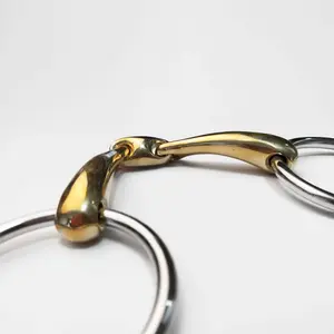 Mors à 2 anneaux pour cheval pendant Zaldi SS Z431 image-2