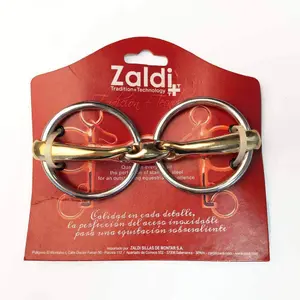 Mors à 2 anneaux pour cheval pendant Zaldi SS Z431 image-3