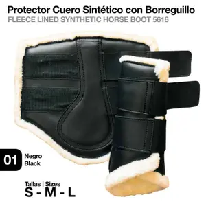 Closed Synthetic Horse Gaiters Zaldi image-0