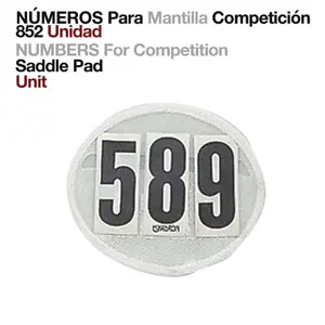 Riding number holder Zaldi 852 image-0