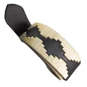 Embroidered Leather Belt Zaldi Polo image-1