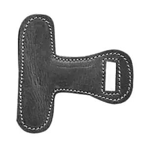 Leather riding saddle handle Zaldi Extra image-0