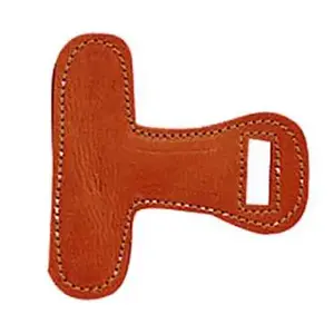 Leather riding saddle handle Zaldi Extra image-0