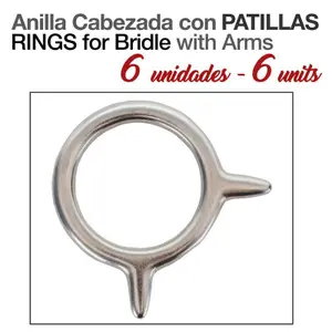 Bridle Ring Zaldi (x6) image-0