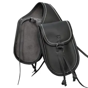 Saddle bag de cuero Zaldi image-0