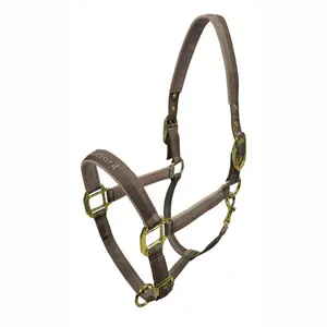 Headcollar and Lead Rope Set with Saddle Pad for Horse Zaldi image-2