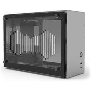 Boîtier PC mini tour avec panneaux vitrés Mini Zalman ITX M2
