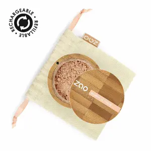 Pudrový make-up 504 neutrální béžová žena Zao Mineral Silk image-0