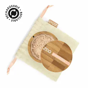 Pudrový make-up 509 béžový ořech pro ženy Zao Mineral Silk image-0
