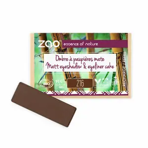 Náhradní oční stíny obdélník 216 hnědá / oční linka pro ženy Zao image-0