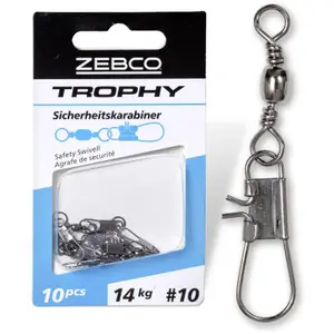 Lot von 8 Stück Sicherheitswirbel Zebco Trophy image-0