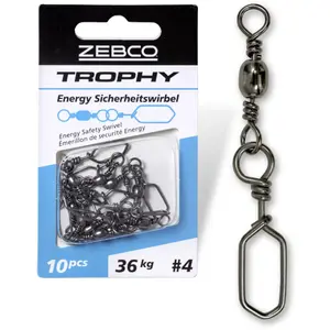 Lot von 6 Stück Sicherheitswirbel Zebco Trophy Energy image-0