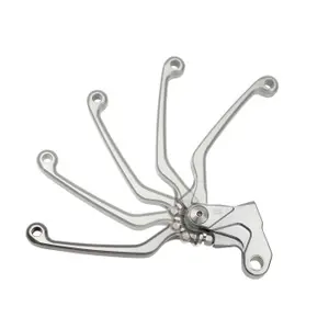 Pivoting motorcycle brake lever Zeta Racing CP 3-Fin Ze41-3145 image-1