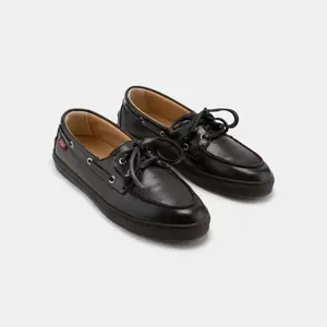 Chaussures bateau cuir femme Zeta Lagos image-2