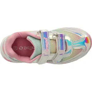 Baskets bébé fille Zigzag Roseau image-4