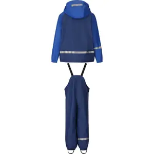 Conjunto polar con capucha y pantalones de bebé Zigzag Augus PU image-1