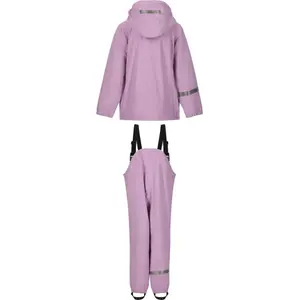 Αδιάβροχη φόρμα με σχέδιο μωρού Zigzag Roze image-3