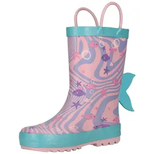 Bottes de pluie en caoutchouc enfant Zigzag Rook image-3