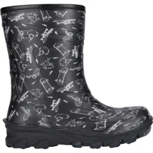 Thermal rain boots baby Zigzag Cenerki image-0