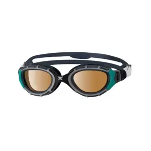 461046-bkgnpcp-polarisierte-schwimmbrille-zoggs-predator-flex-ultra-schwarz-grun