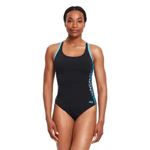 Fato de banho feminino de 1 peça Zoggs Atomback image-2